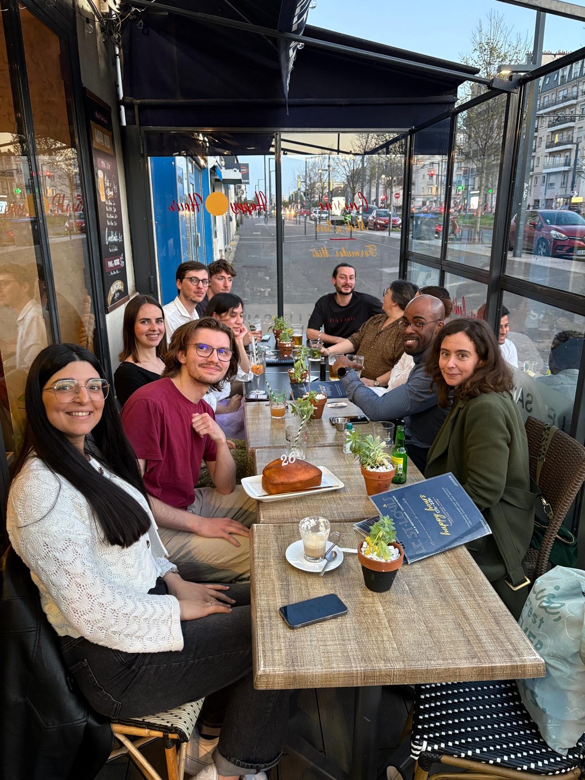 Anniversaire en terrasse